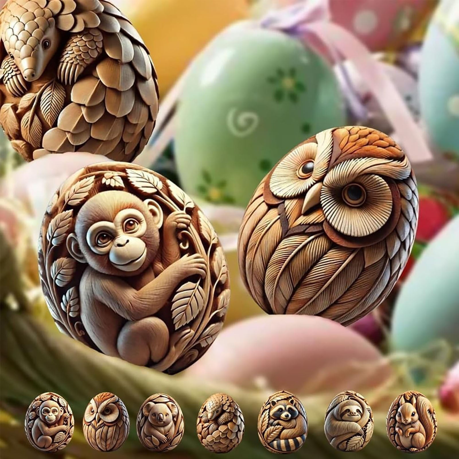 Easter Carving Kit - Themed Eggs For Home Crafting And Holiday ...