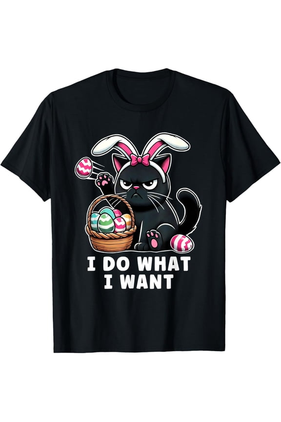 Easter Cat Easter Men Women Husband Adults T-Shirt tee