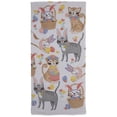 thumbnail image 1 of Easter Cats Kitchen Towel Decoration Funny Cartoon Cat Decoration 25" Length, 1 of 1