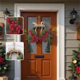 thumbnail image 1 of Easter Cedar Wreath, Easter Wreaths for Front Door, Realistic Pine Wreath, Large Green Cypress Wreaths for Home Fireplace Wall Window Porch Outdoor Xmas Holiday Decor, 1 of 8