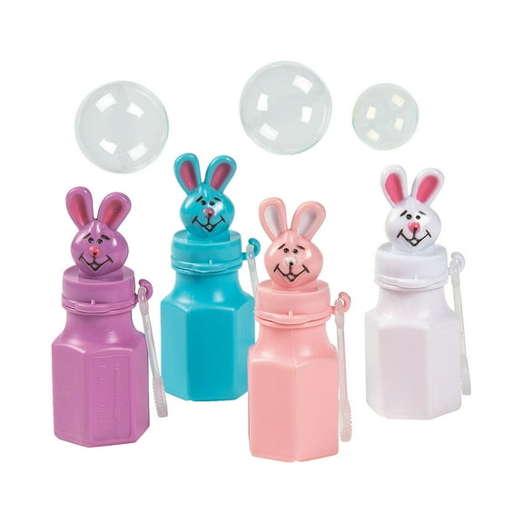 Easter Character Bubble Bottles - Party Favors - 12 Pieces