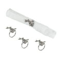 thumbnail image 1 of Easter Charcoal Bunny Rabbit Napkin Ring Set of 4, 1 of 4