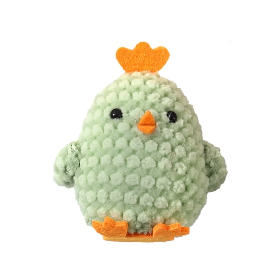 Easter Chick Plush Ornament, 3D Colored Chicken Hanging Decor, Spring Festival New Arrival Stuffed Hanging Plush For Home Office Decorations (1 Piece)