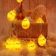 thumbnail image 1 of Easter Chick String Lights,Little Yellow Chicken String Light Easter Decorations, Cute Animal Chicken Decoration Lights, Battery Operated 9.8 ft 20 LED Lights for Home Decor, Party, Birthday, 1 of 9
