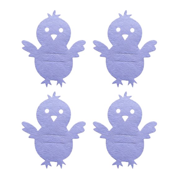 Easter Chicken Tableware Knife Fork Cover Bags for Spring Celebrations, Family Dinners, and Party Decor, Reusable Cloth Cutlery Organizers