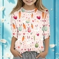 thumbnail image 1 of Easter Children's Seve Quarter Sleeve Printed T Shirt Top Comfortable Casual Shirt 10-11 Years Girl Easter Shirt Size 10-11 Years, 1 of 4