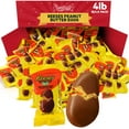 Easter Chocolate Eggs, 4LB Reeses Eggs Bulk Pack, Each Egg 0.60oz