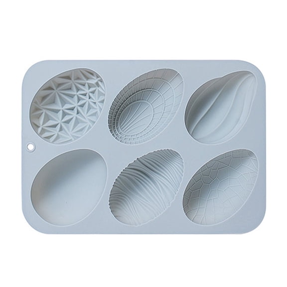 Easter Chocolate Molds, Silicone Egg Shaped Mold for Candy Making, Non-Stick Baking Molds for DIY Chocolate, Gummy Candy, Muffin & Cake Decoration, Flexible Ice Cube Tray for Easter Baking