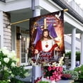 thumbnail image 1 of Easter Christ Flag Christ Has Died Christ Is Risen LHA2076F - House Flag (29.5" x 39.5"), 1 of 6