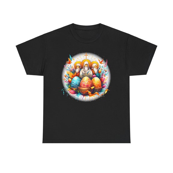 Easter Christian He Is Risen Resurrection Orthodox Easter Mens Shirt Plus Size Big and Tall