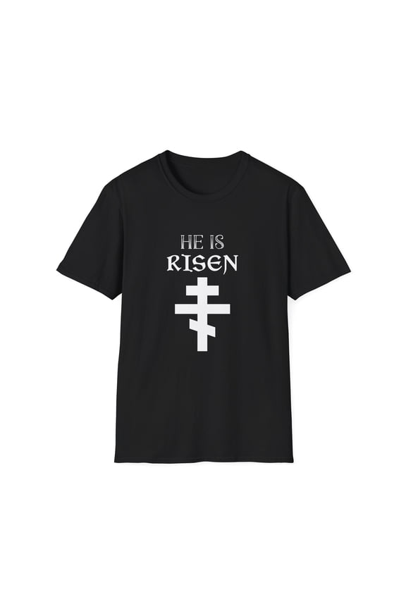 Easter Christian He Is Risen Resurrection Orthodox Easter Mens Shirt