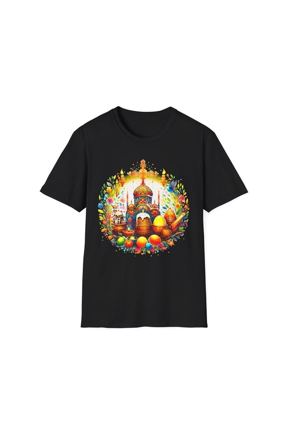 Easter Christian He Is Risen Resurrection Orthodox Easter Mens Shirt