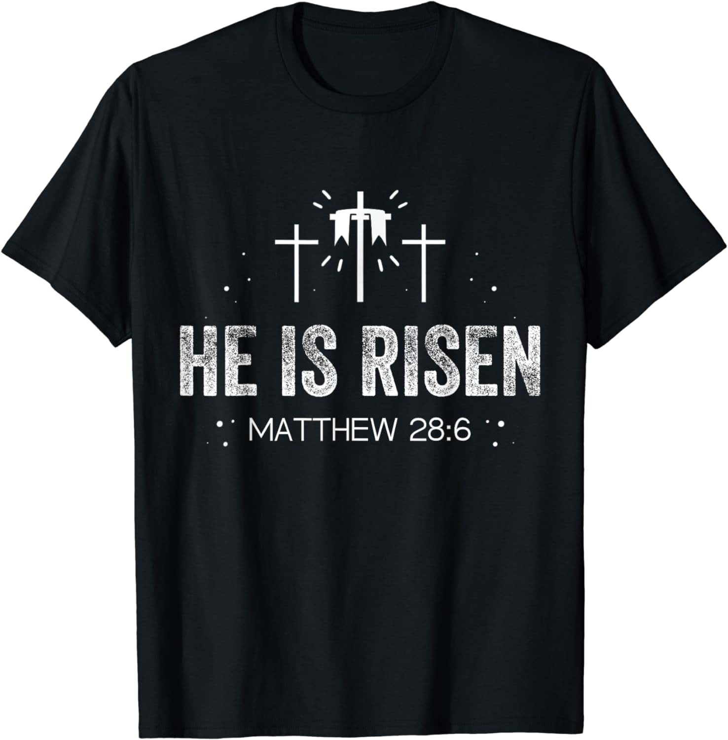 Easter Christian He Is Risen Sun Resurrection Men Women Kids TShirt
