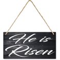 Easter Christian Wood Sign - He is Risen - Walmart.com