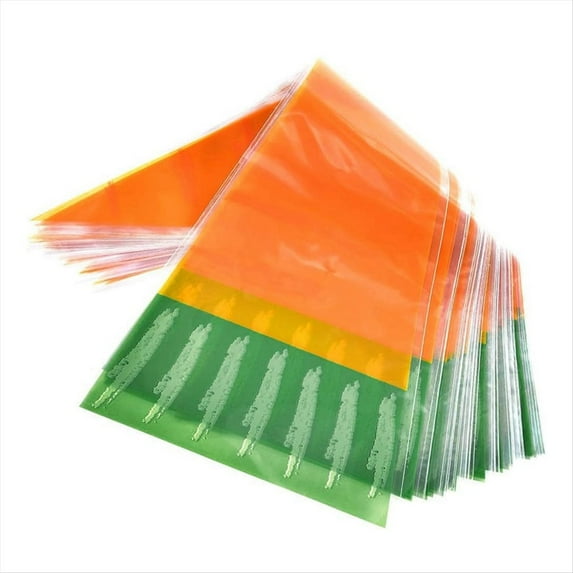 Easter Christmas Carrot Patterned Cone Shaped Treat Bags Triangle Goody Bags