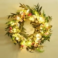 Easter Chrysanthemum Bird Egg Wreath Front Door Home Restaurant Wall