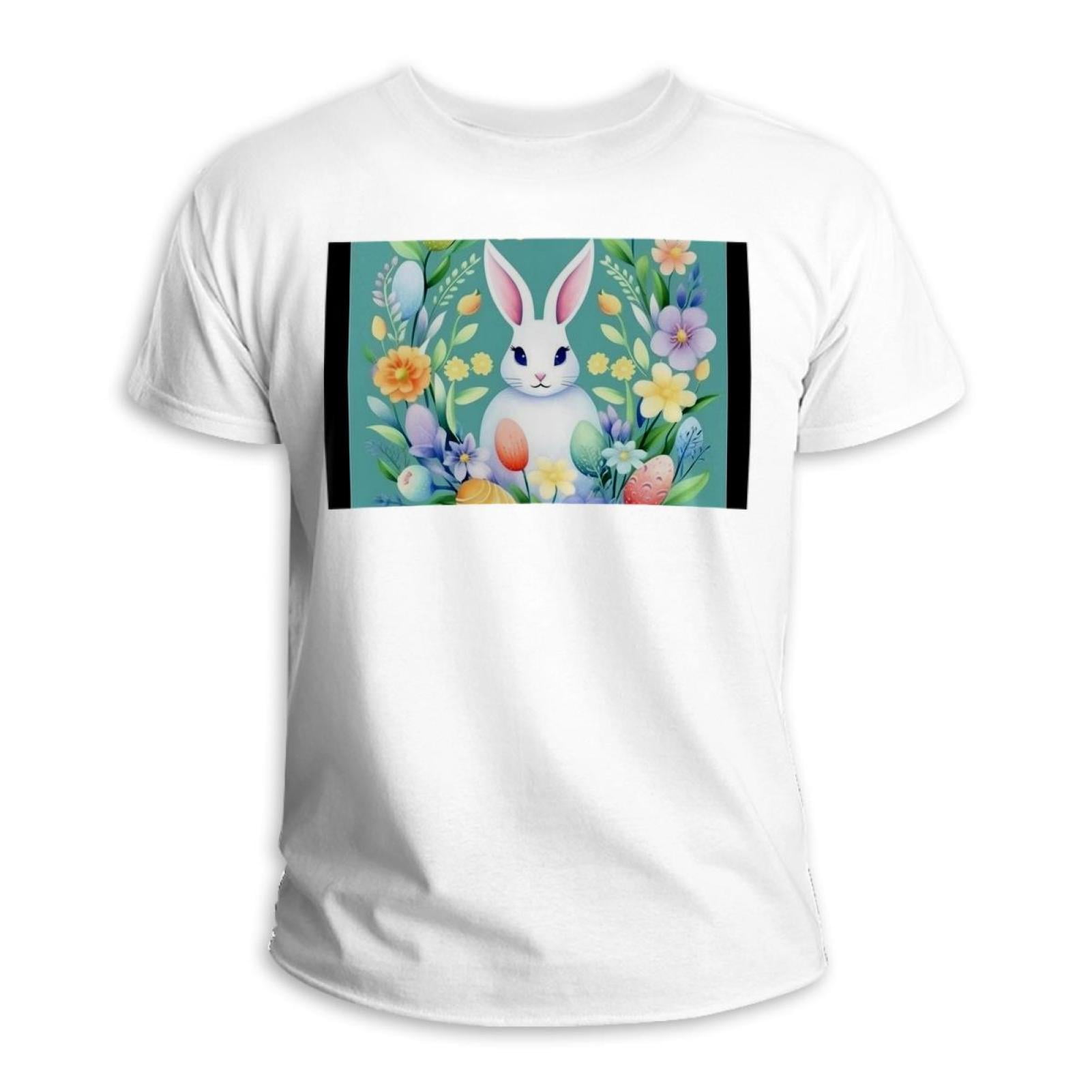 Easter Classic White 100 Cotton TShirt for Men and Women