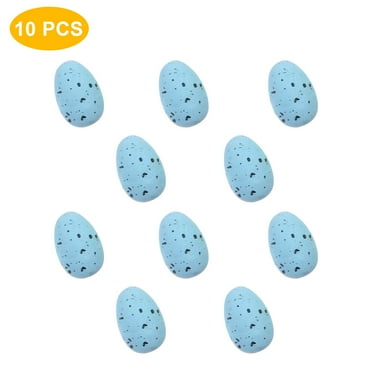Easter Clearance 2024! CWCWFHZH 10Pcs Simulation Colorful Plastic Easter-Eggs Bright Plasticeggs Decorations Diy