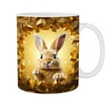 thumbnail image 1 of Easter Clearance 2024! CWCWFHZH 350Ml Easter Bunny Ceramic Coffee Mug Tea Cup Valentine's Day, 1 of 1