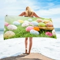 thumbnail image 1 of Easter Clearance 2024! CWCWFHZH Microfiber Beach Towel Super Lightweight Colorful Bath Towel Sandproof Beach Blanket Multi-Purpose Towel for Travel Swimming Pool 30X60 Inch, 1 of 5