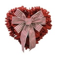 thumbnail image 1 of CWCWFHZH Valentines Day Decor Wreaths for Front Door Outside Valentine Decorations for The Home Heart Shaped Wreath for Outdoor Valentine'S Day Wreath Decoration, 1 of 6