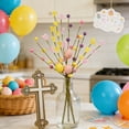 thumbnail image 1 of Easter Clearance! YZEGDCH Easter Eggs Floral Picks Artificial Sprays Wire Spring Easter Home Decor Centerpiece Flower Arrangement Easter Gift for Women Men, 1 of 6
