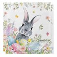 thumbnail image 1 of Easter Cloth Napkins, Spring Rustic Botanical Floral Rabbit Eggs Leaves Washable and Reusable Dinner Napkins Set of 2, Table Napkin for Kitchen Party Birthday Wedding Hotel Housewarming 20"x20", 1 of 9