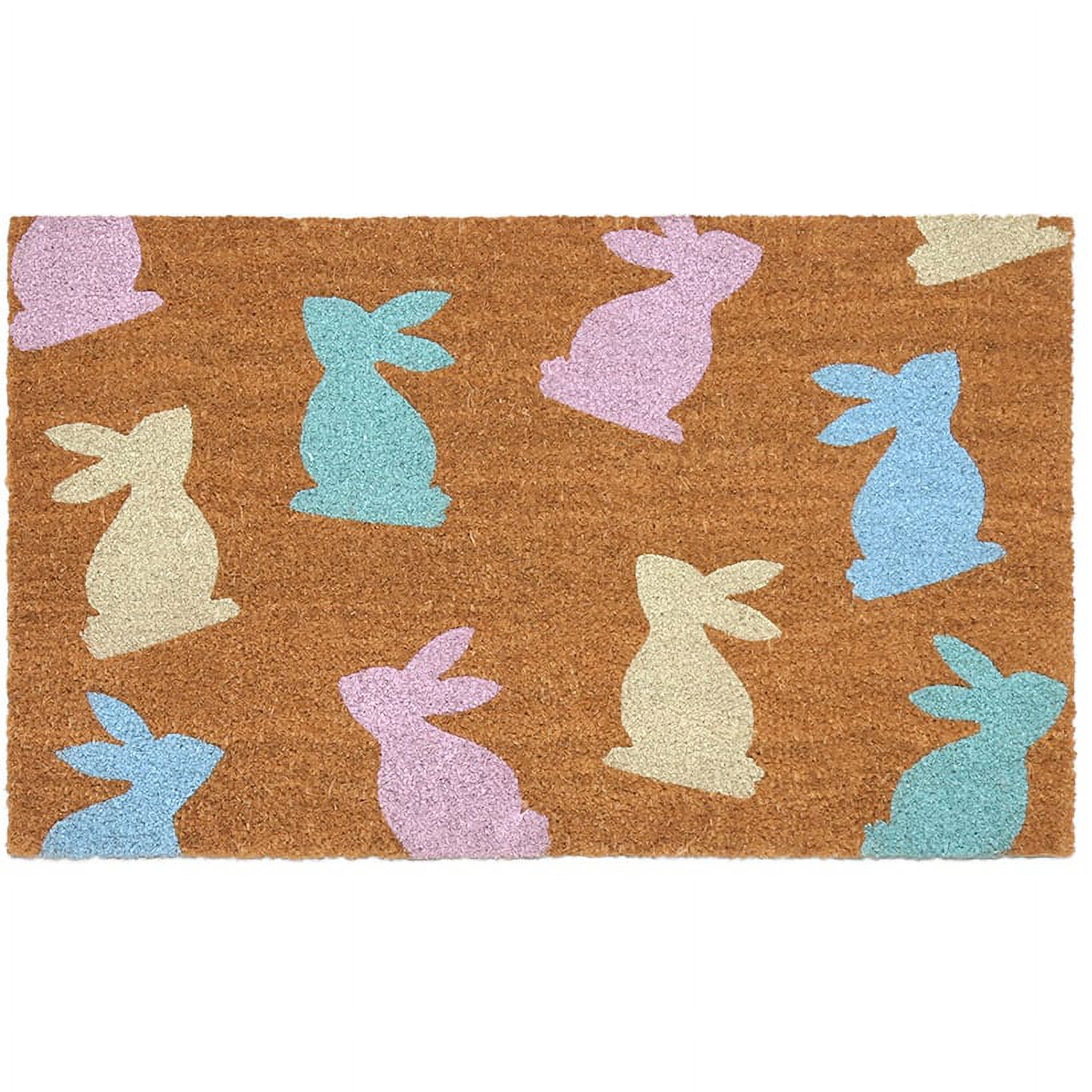 Easter Coir Doormats Bunny Collage