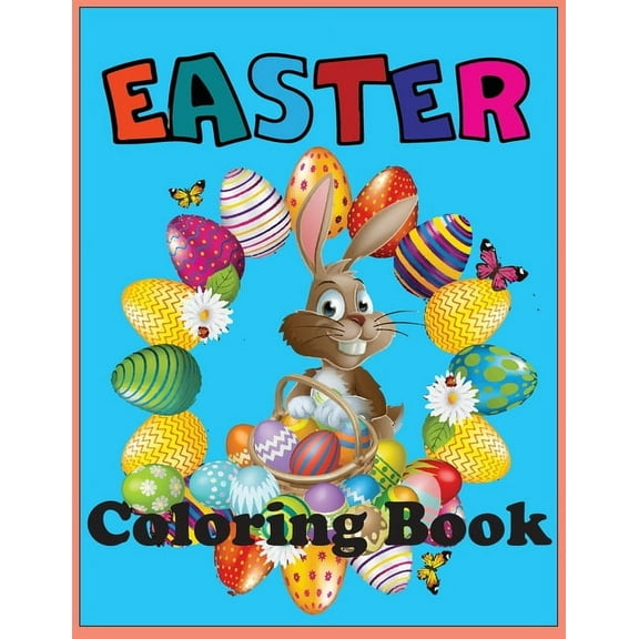 Easter Coloring Book: An adults easter coloring book (Easter coloring book) (Paperback)