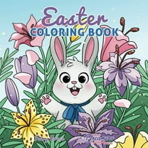 Pre-Owned Easter Coloring Book: Easter Basket Stuffer and Books for Kids Ages 4-8 (Paperback) 1989790135 9781989790137