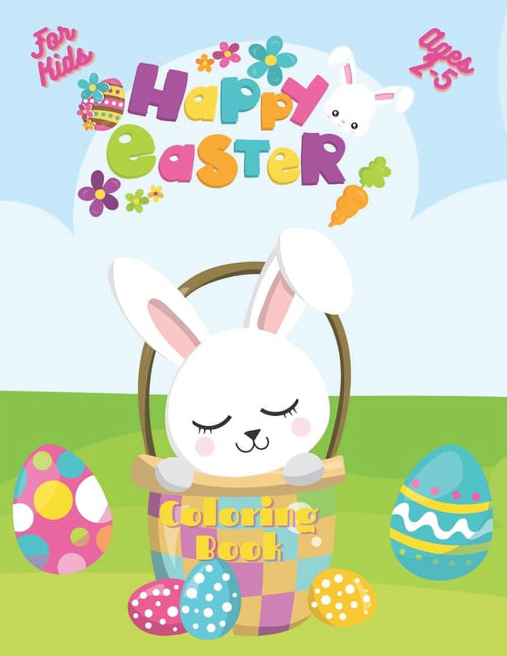 Easter Coloring Book for Kids 2-5: with Beautiful Easter Things