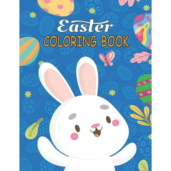 Easter Coloring Book: Funny Easter Coloring Book for Kids Ages 4-8 (Paperback)