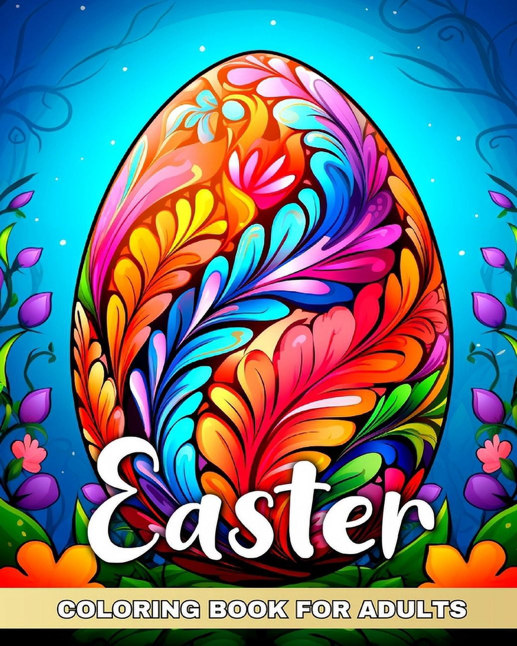 Easter Coloring Book for Adults: Colouring Pages for Relaxation and ...