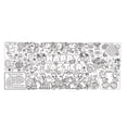 thumbnail image 1 of Easter Coloring Paper Tablecloth – Disposable Doodle Paper Placemats with Bunny, Egg & Chick Prints for Kids, 30x72in, Easter Party Table Decor, 1 of 5