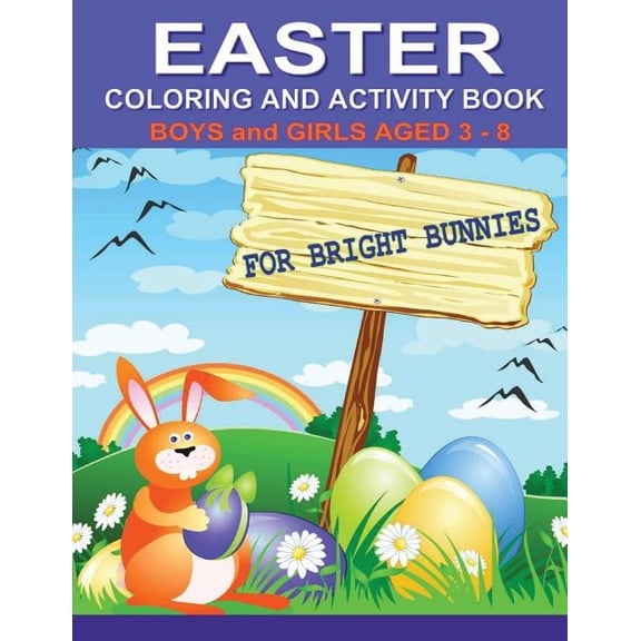 Easter Coloring and Activity Book for Bright Bunnies
