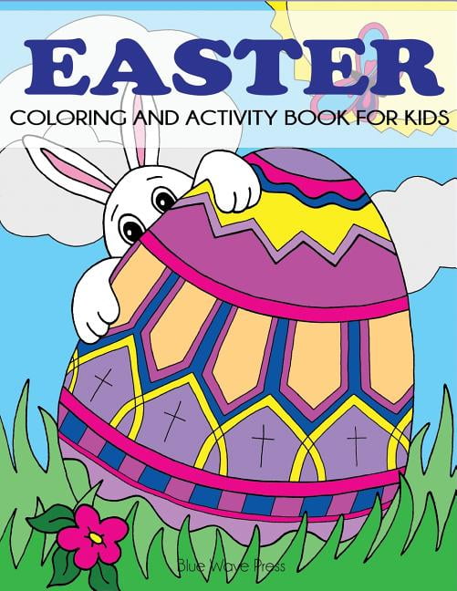BLUE WAVE PRESS Easter Coloring and Activity Book for Kids (Paperback)