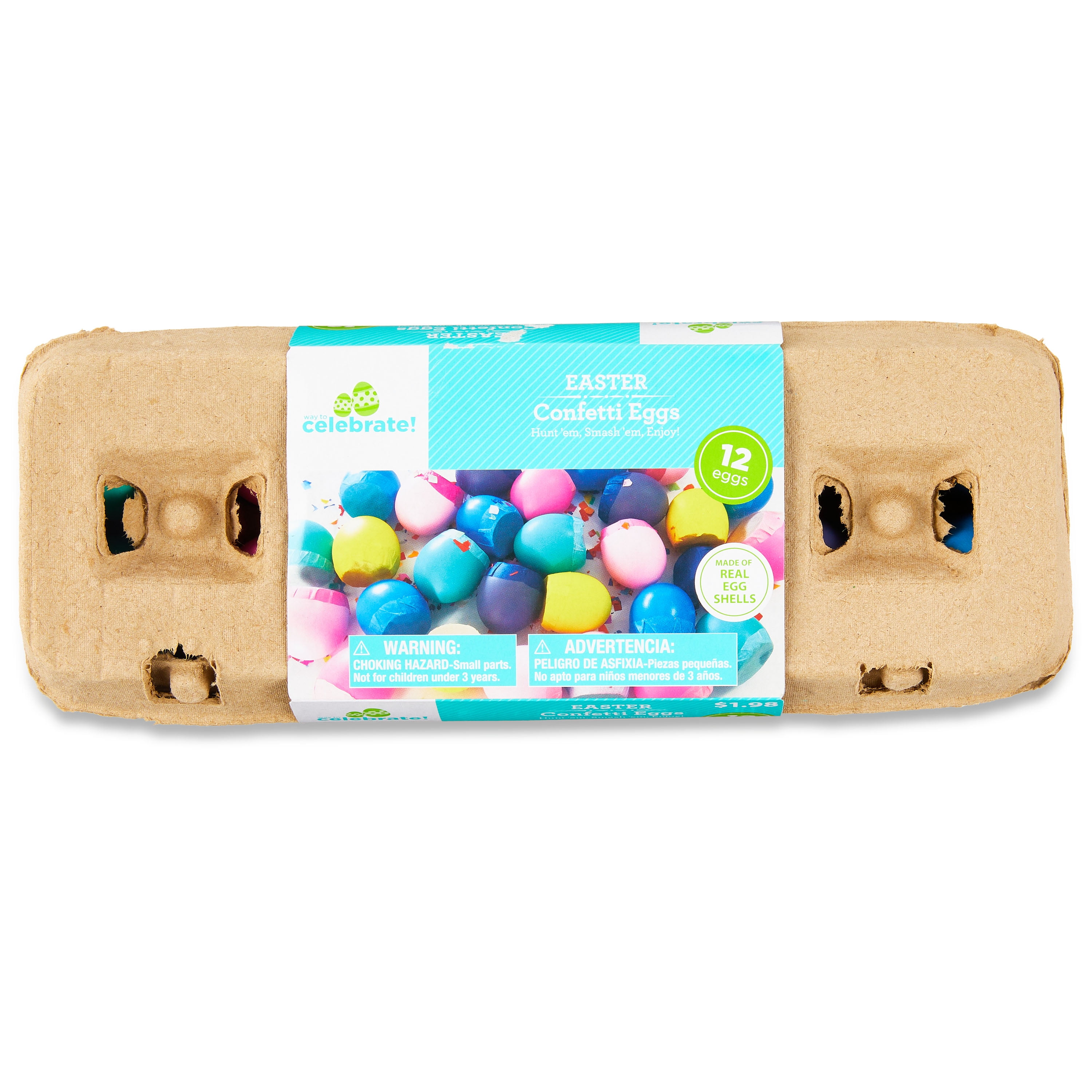 Easter Confetti Eggs, 12 Count, by Way To Celebrate - Walmart.com
