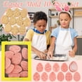thumbnail image 1 of Easter Cookie Cutter Set 10-Piece Plastic Baking Tools for Shaped Cookies Dough Fondant Candy Making(C), 1 of 6