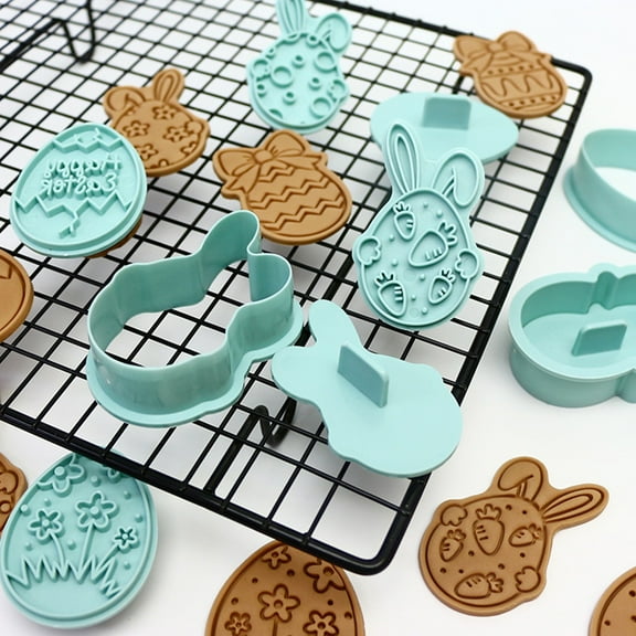 Easter Cookie Cutters, Easter Eggs Cookies Cutter Set Of 12 Create Delightful Easter Treats With Interesting Designs