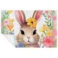 Easter Cozy and Stylish Microfiber Printed Throw Blanket Soft, Warm