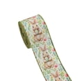 thumbnail image 1 of A Easter Craft Ribbon With Egg And Bunny Print, Wired Polyester For Wreath Making, Gift Wrapping And Spring Holiday Diy Projects 177.17X2.48X0.1In 0.2Lb, 1 of 7