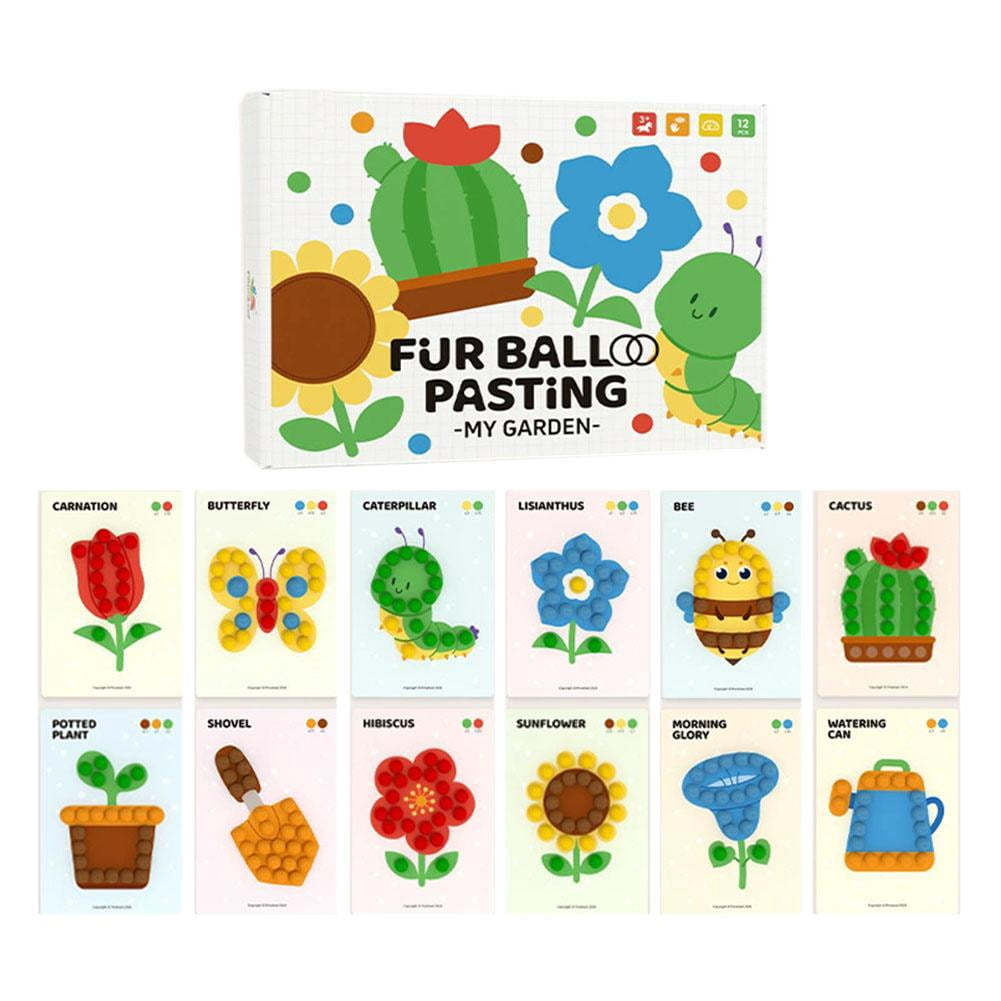 Aazon.co: DIY Arts And Crafts Kit For Kids: Fabric Flower Bouquets Toys Crafts For Girls Age 4 - View #10