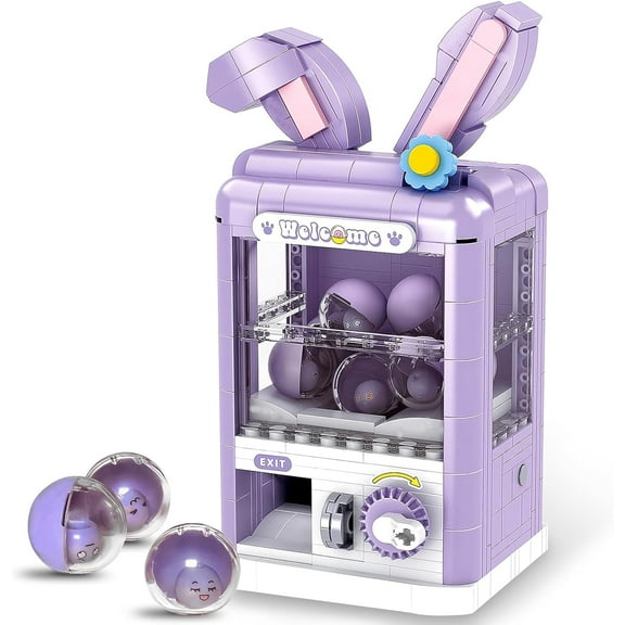 Easter Creator Animal Rabbit Toy Building Set, Cute Easter Vending Machine Building Blocks Set, Easter Gifts for Teens 14+, 429 PCS, 8 Eggs