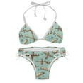 thumbnail image 1 of Easter Cross Chic One-Piece Swimsuits Bikini Set: Detachable Sponge, Adjustable Strap, Two-Pack, for Pools and Beaches, 1 of 6
