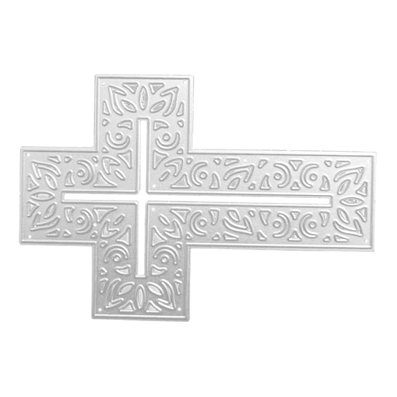 Easter Cross Metal Cutting Stencil Greeting Invitation Message Card Photo Album Making for Festival Blessing Cards Make