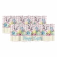 thumbnail image 1 of Easter Curtain Valances for Windows, Kitchen Valance Window Treatments Panel 2 Pack, Spring Watercolor Bunny Eggs Flowers Pink Plaid Rod Pocket Short Curtains for Bathroom Bedroom 54 x 18 Inch, 1 of 8