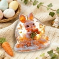thumbnail image 1 of Easter Cute Bunny Acrylic Ornaments - 2D Flat Acrylic Hanging Decor with Bikes & Eggs, Spring Decorations for Tree, Window & Home, 1 of 6