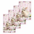 thumbnail image 1 of Easter Cute Bunny Kitchen Dish Towels for Drying Dishes Set of 4, Colorful Eggs Spring Daisy Flowers Pink Plaid Waffle Weave Microfiber Hand Tea Bathroom Towels Quick Dry & Absorbent Towel 15.7x23.6, 1 of 7