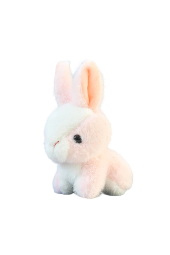Easter Cute Mini Bunny Stuffed Animal Plush Toy Pendant, 5.5inch Soft Rabbit Plushies Keychain Cute Little Bunny Plush Kawaii Bag Key Decor
