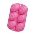 thumbnail image 1 of Easter DIY Chocolate Candle Making Kit - Food Grade Silicone Molds for Chewing, Fudge, Jelly, Ice Cream, Crafts - Includes Pen and Hammer Tools(Pink,1Pc), 1 of 5